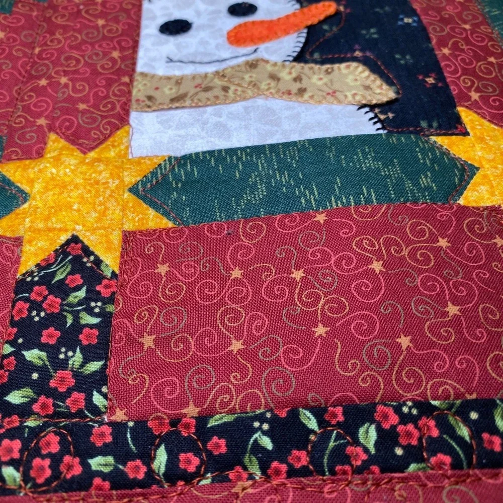 Handmade quilted christmas